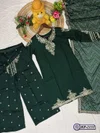 KF 2153 Kalaai Cp Vichitra Embroidery Kurti With Bottom Dupatta 